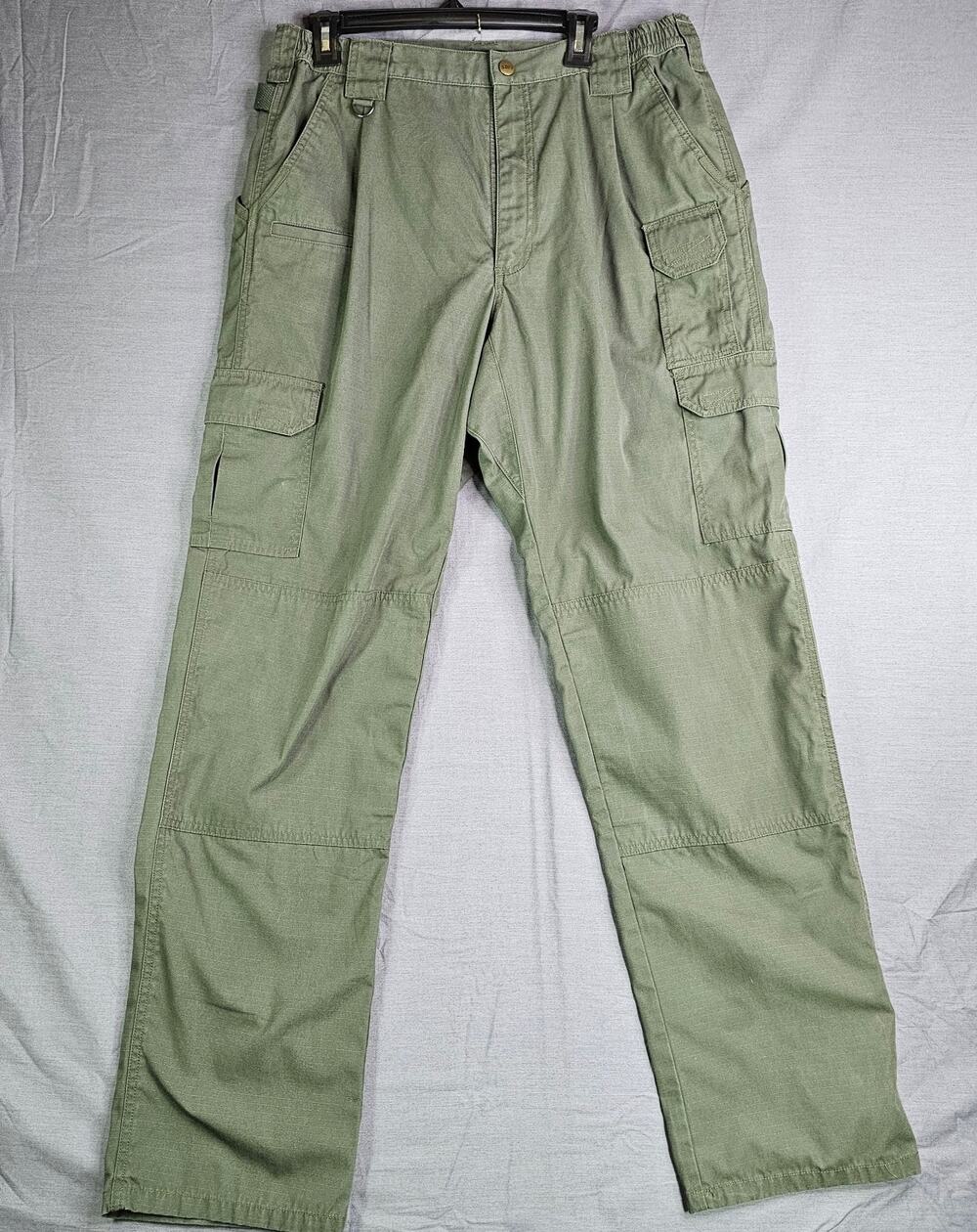 5.11 Tactical Taclite Pro Ripstop Cargo Pants Green Men's 36W x 36L